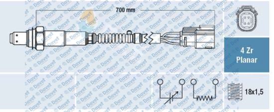 FAE 77671 Oksijen Sensoru  Ford Focus Iii 13>